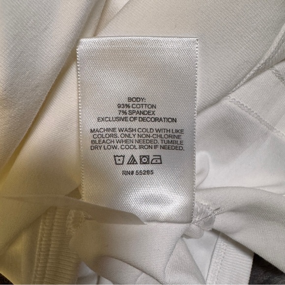 Express Brand New Fitted Crew Neck Corset Tank - White - Size Small - Picture 14 of 14